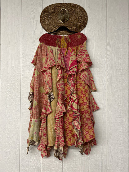Pareo Kantha Willow Maxi Skirt 0826 251
