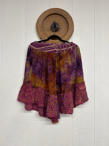 Crepe Sari Lover Cropped Culottes 0726 159