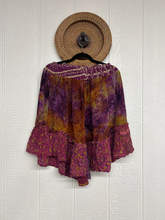 Crepe Sari Lover Cropped Culottes 0726 159