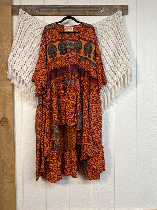 Rasgulla Sari Rhiannon Kimono 0826 088