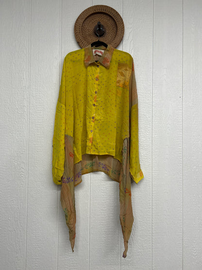 Crepe Sari Nirvana Button Down 1125 245