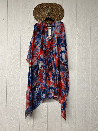 Crepe Sari Orchid Kimono 0626 070