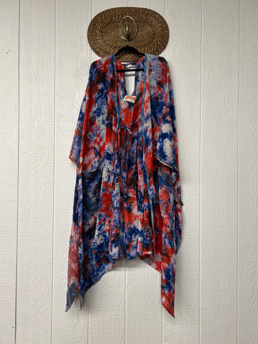 Crepe Sari Orchid Kimono 0626 070