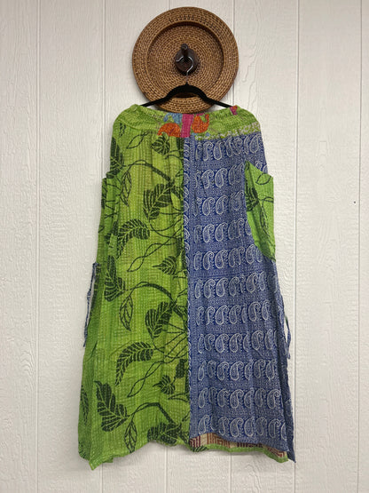 Pareo Kantha Butterfly Cargo Skirt 0426 240
