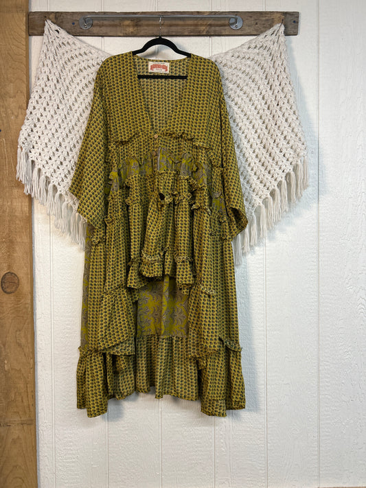 Rasgulla Sari Rhiannon Kimono 0826 015