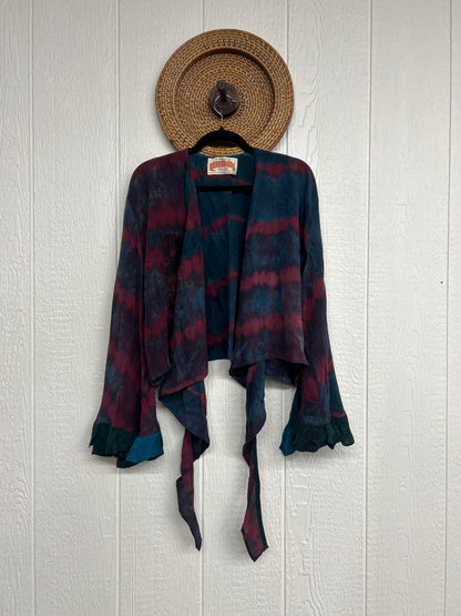 Crepe Sari Zeppelin Crop Shrug 0426 240