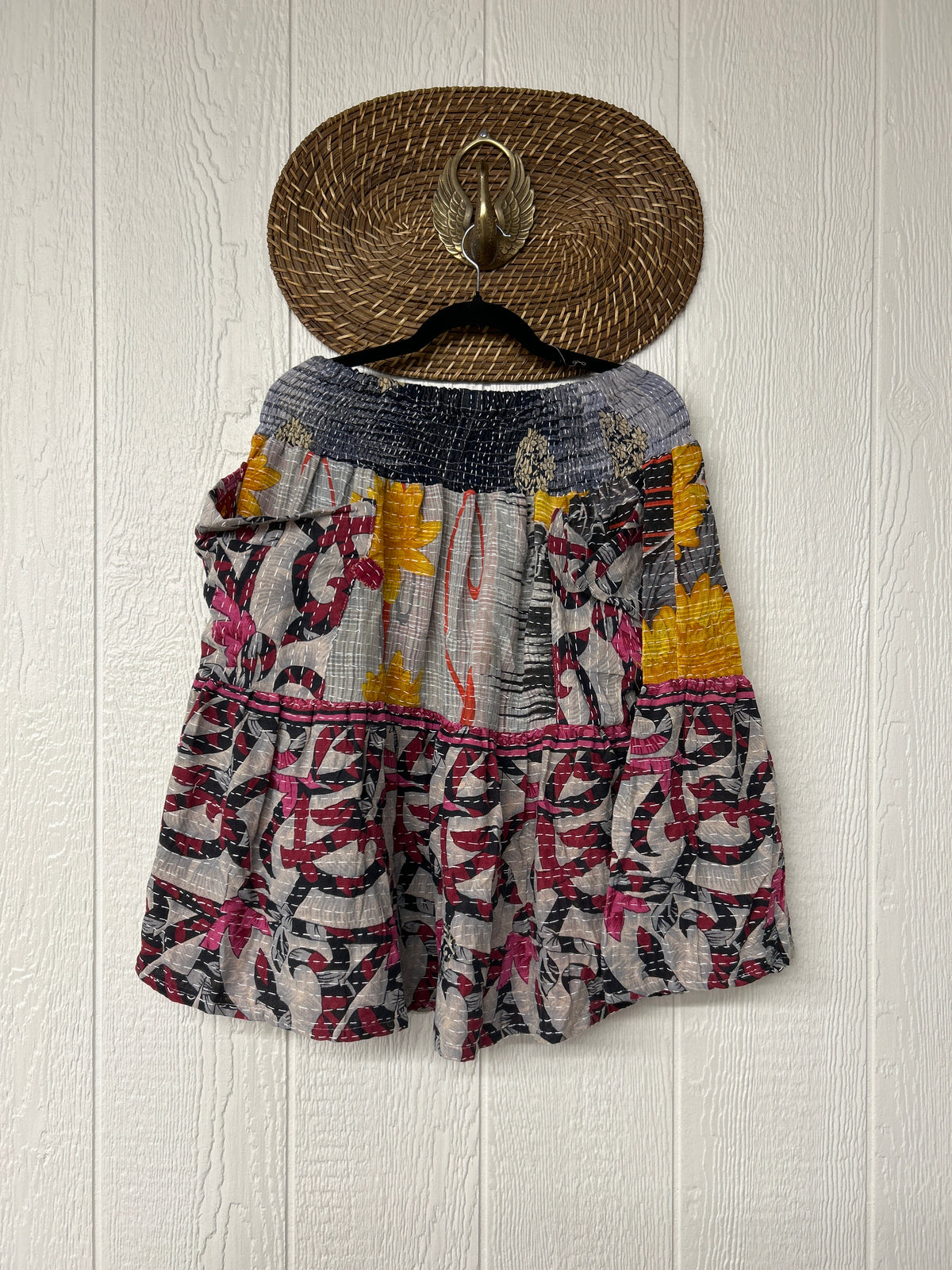 Pareo Kantha Meadow Skirt 0826 214