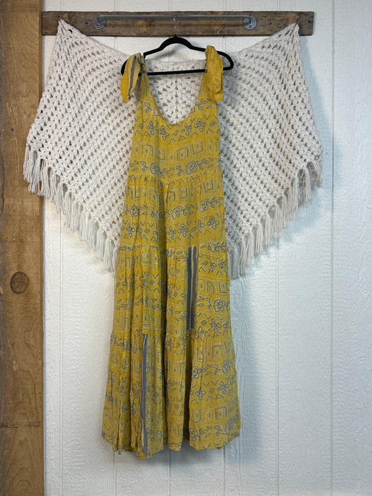 Crepe Sari Celeste Maxi 0426 051
