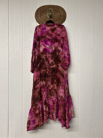 Crepe Sari Dahlia Duster Dress 0326 257