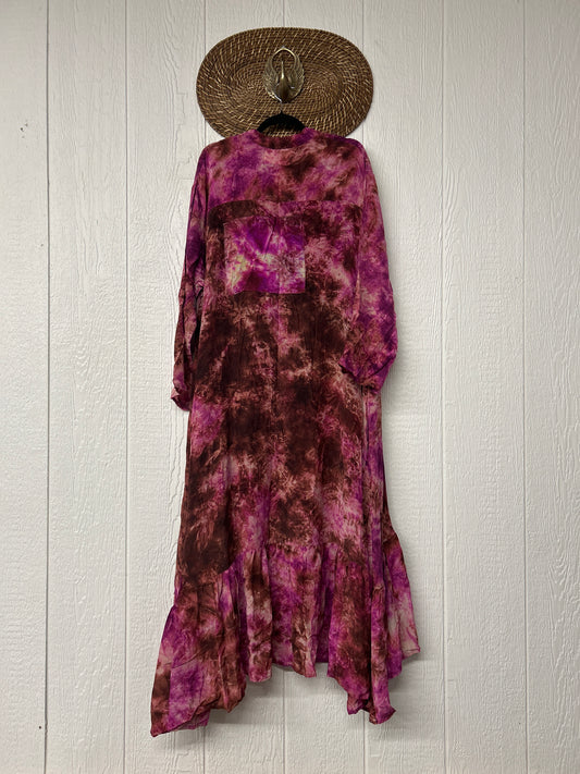 Crepe Sari Dahlia Duster Dress 0326 257