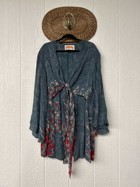 Crepe Sari Shortie Spellbound Kimono 0426 013