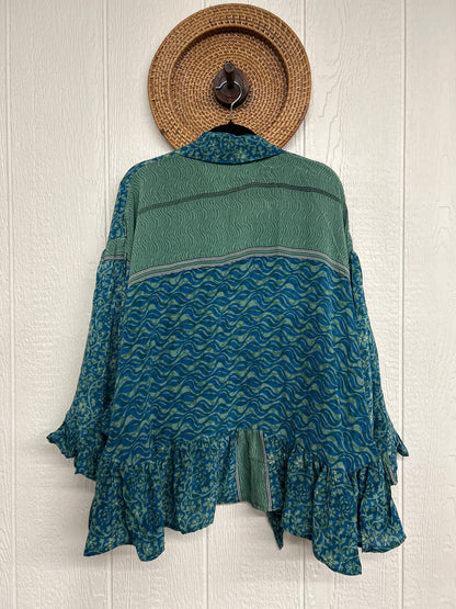 Crepe Sari Wild Rose Top 1225 136