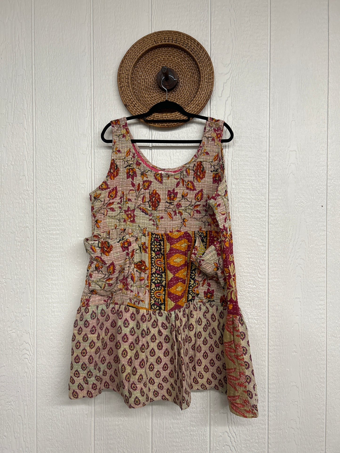 Kantha Meadow Mini Dress 0625 101