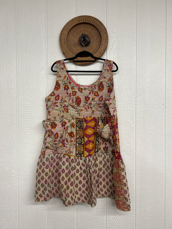 Kantha Meadow Mini Dress 0625 101