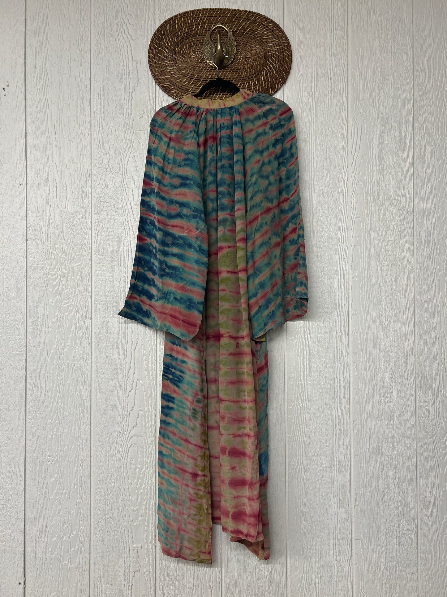 Crepe Sari Woodstock Duster Dress 0226 100