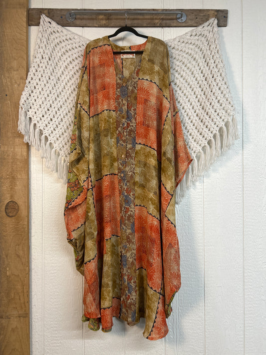 Crepe Sari Bowie Muu Dress 0826 056