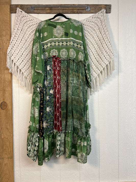 Rasgulla Sari Rhiannon Kimono 0826 054