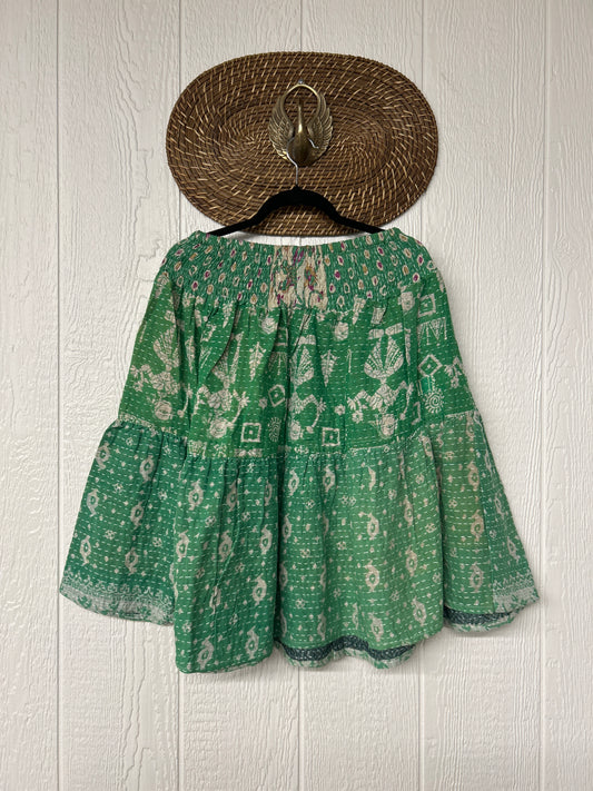 Pareo Kantha Meadow Skirt 0826 194