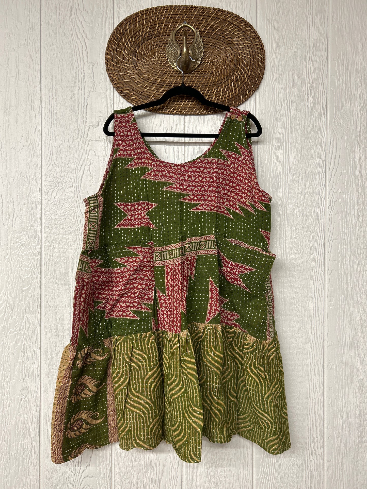 Kantha Meadow Mini Dress 0625 015