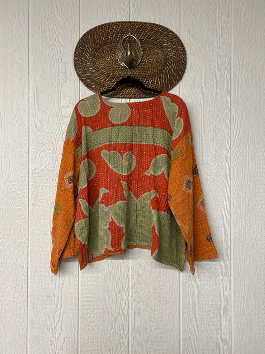 Pareo Kantha Wanderer Pocket Crop Top 0226 121