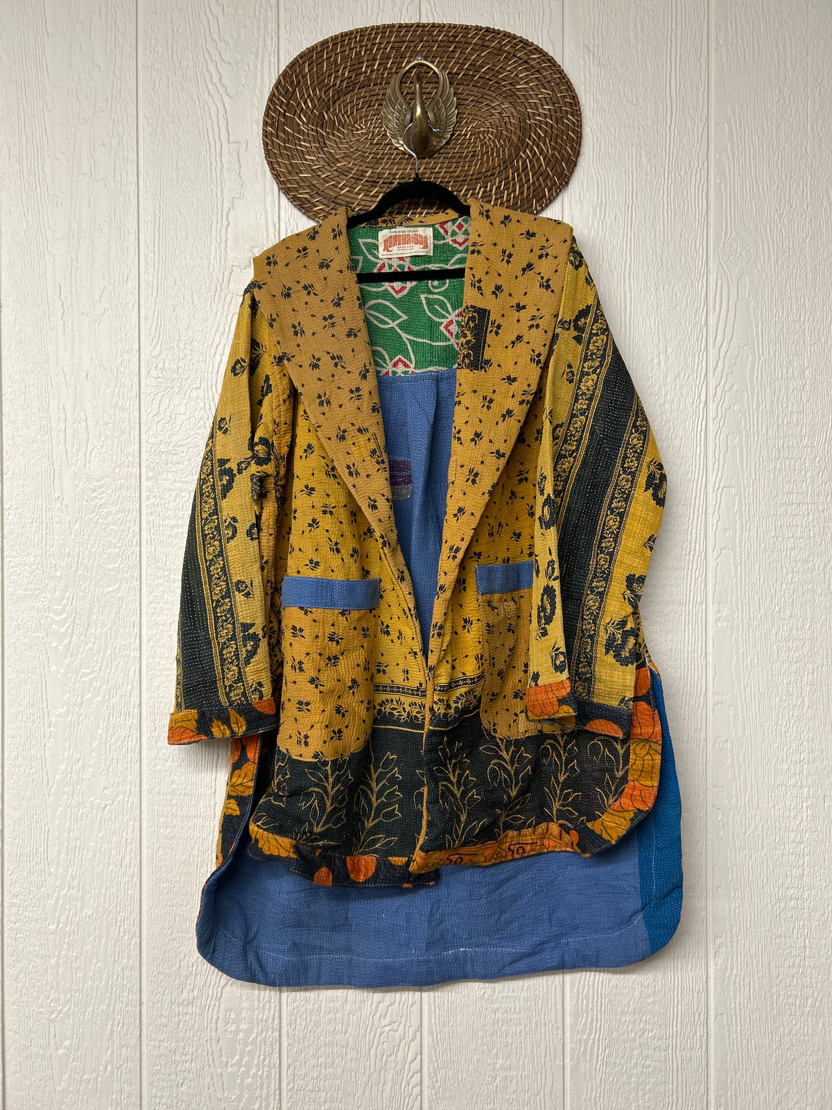 Fine Kantha Drifter Coat 1026 208
