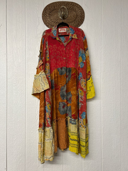 Crepe Sari Rhiannon Duster Dress 0226 125