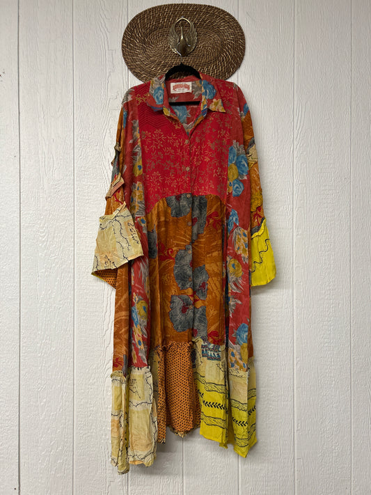 Crepe Sari Rhiannon Duster Dress 0226 125