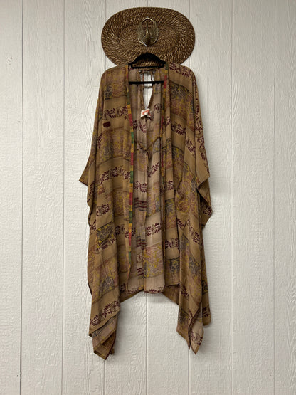 Crepe Sari Orchid Kimono 0626 128