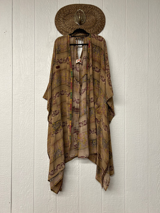 Crepe Sari Orchid Kimono 0626 128