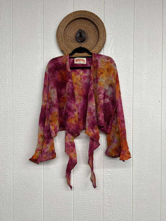 Crepe Sari Zeppelin Crop Shrug 0426 201