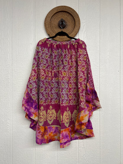 Pareo Kantha Wild Rose Skirt 0426 158