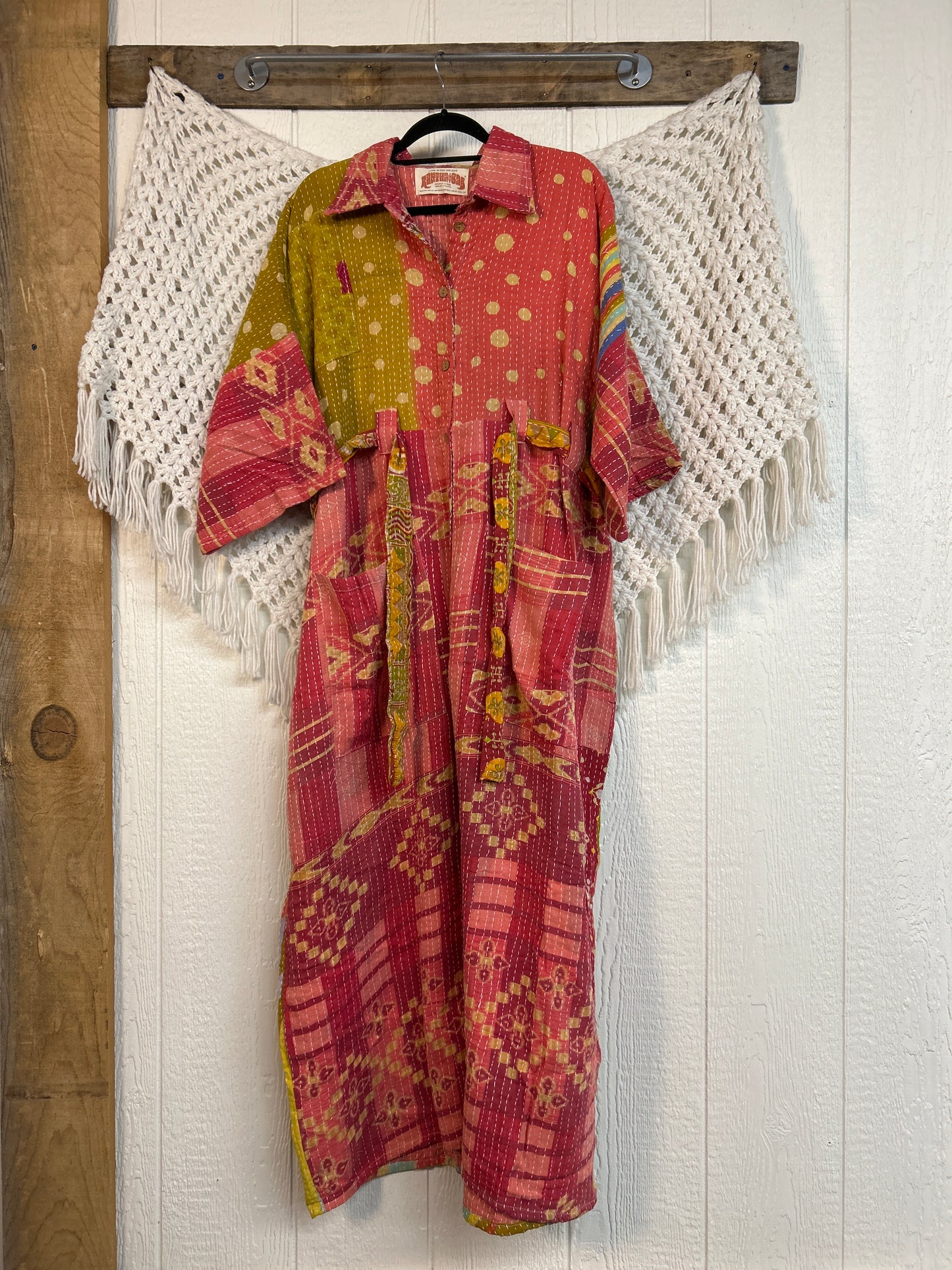 Pareo Kantha Gravity Duster Dress 0226 105