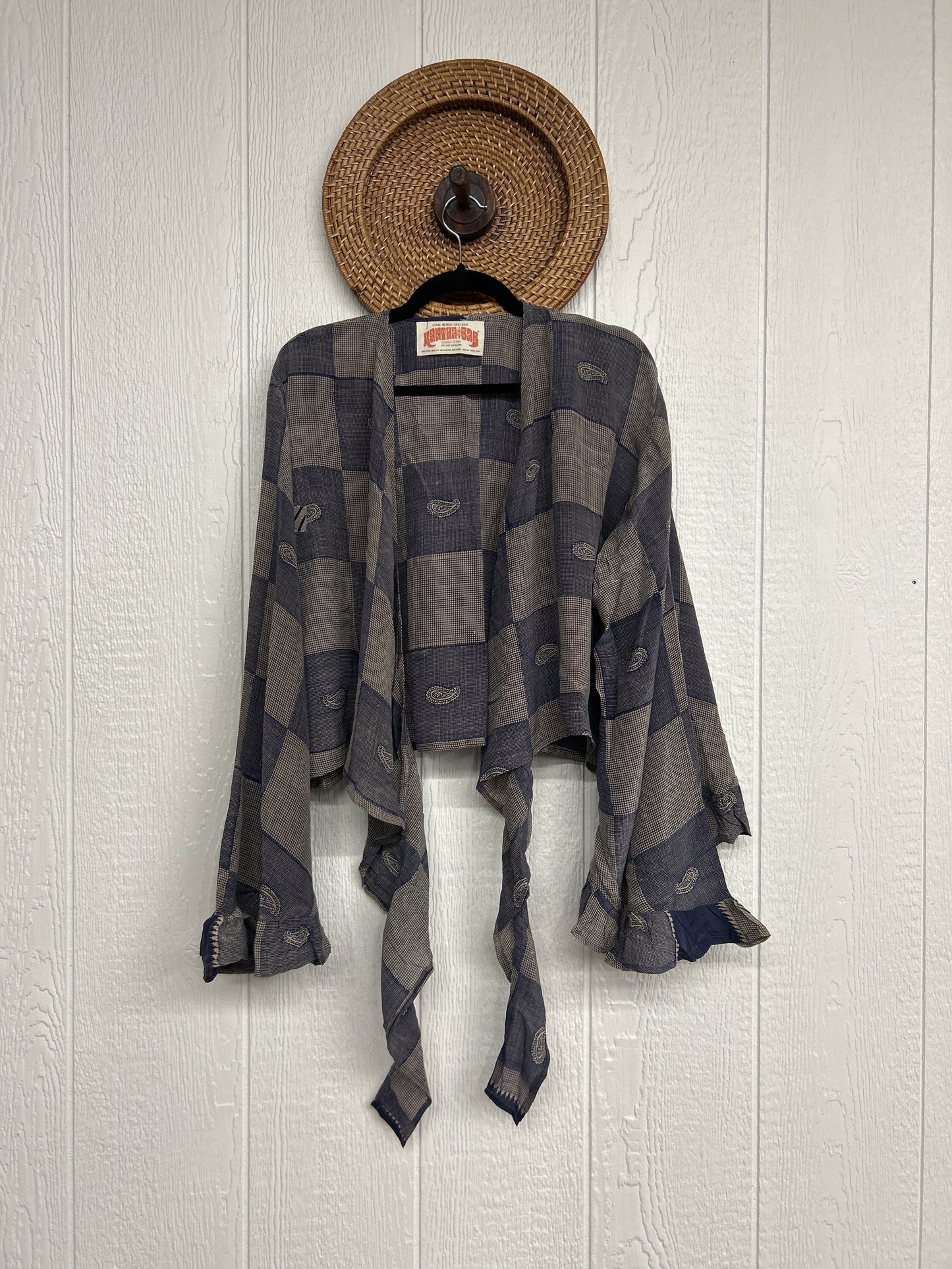 Crepe Sari Zeppelin Crop Shrug 0426 228