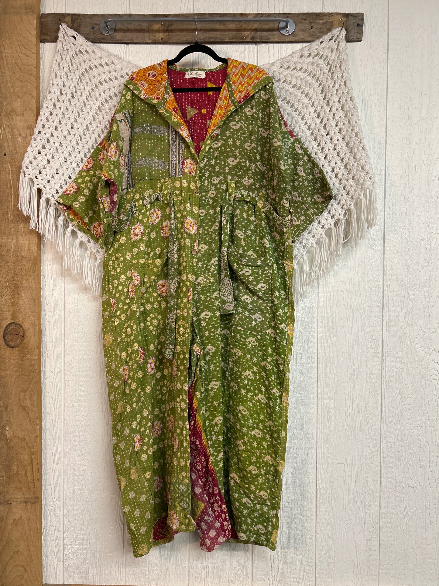 Kantha Zen Hoodie Jumpsuit 0925 232