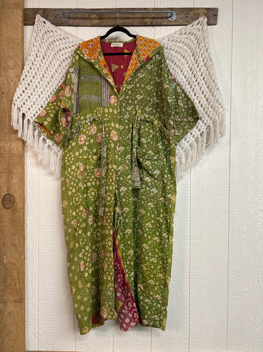 Kantha Zen Hoodie Jumpsuit 0925 232