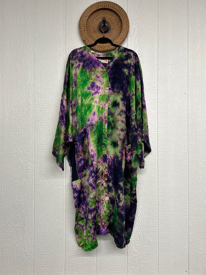 Crepe Sari Gaia Duster Dress 0826 188