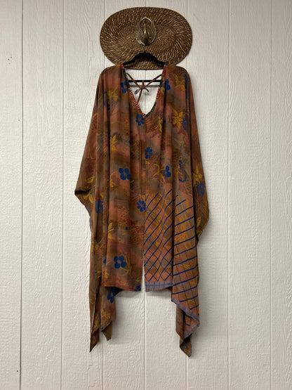 Crepe Sari Orchid Kimono 0626 130