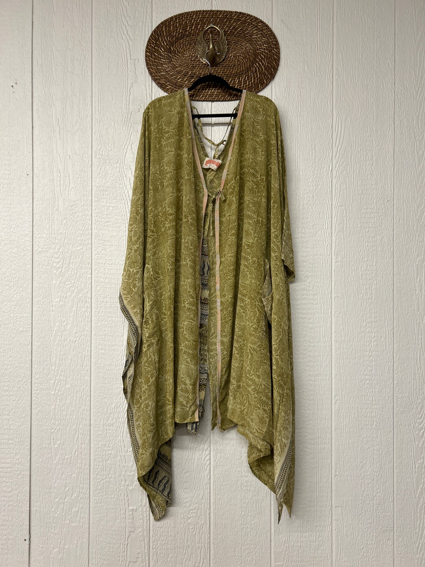 Crepe Sari Orchid Kimono 0626 127