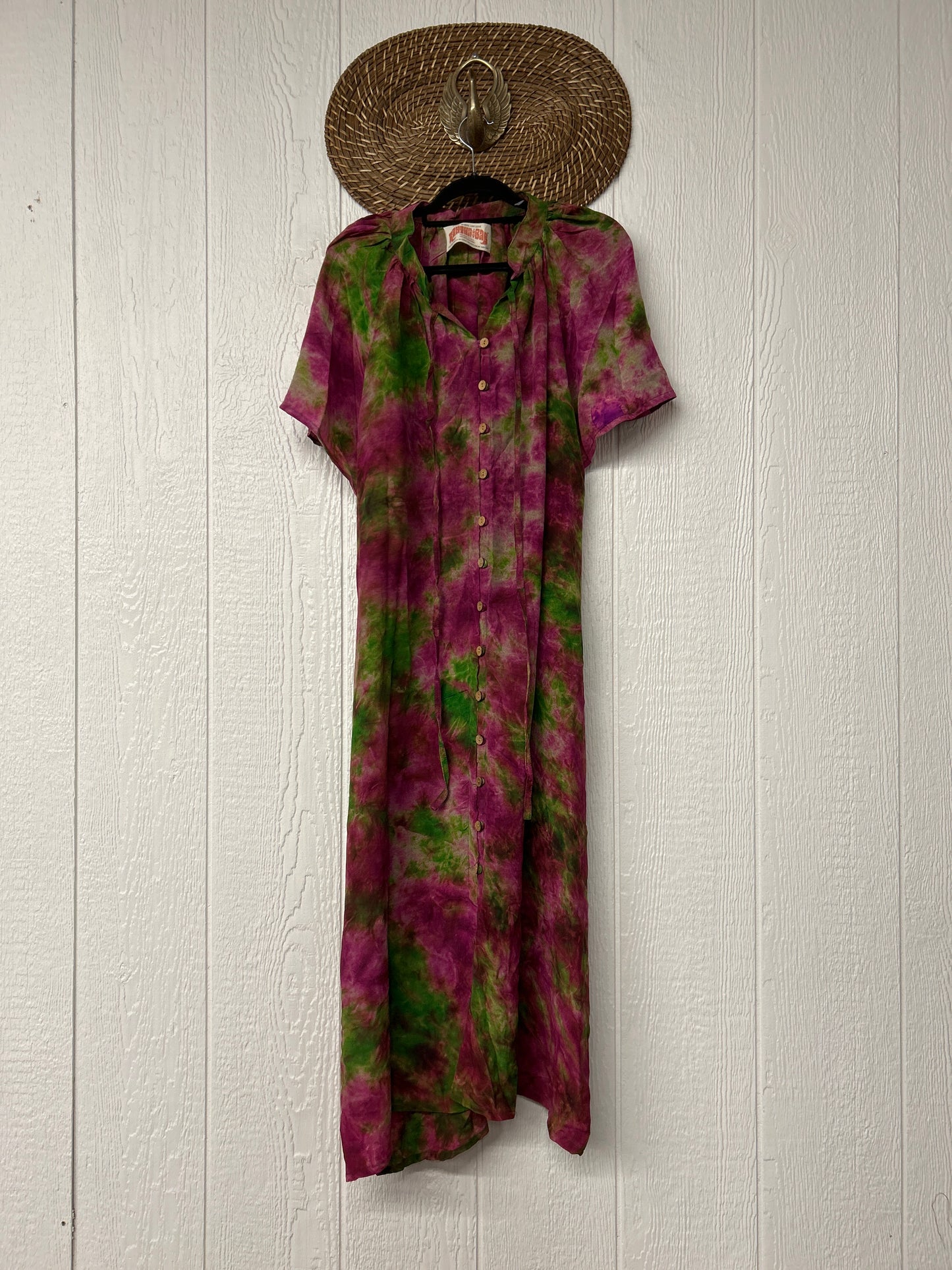Crepe Sari Summer Woodstock Duster 0626 256