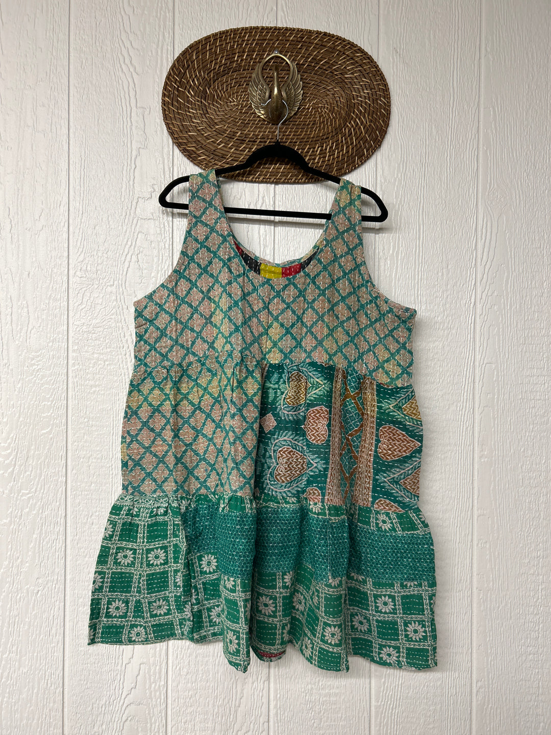 Kantha Meadow Mini Dress 0625 205
