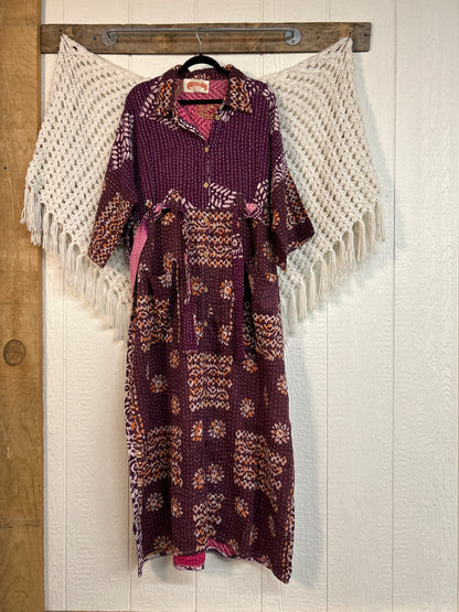 Pareo Kantha Gravity Duster Dress 0226 137