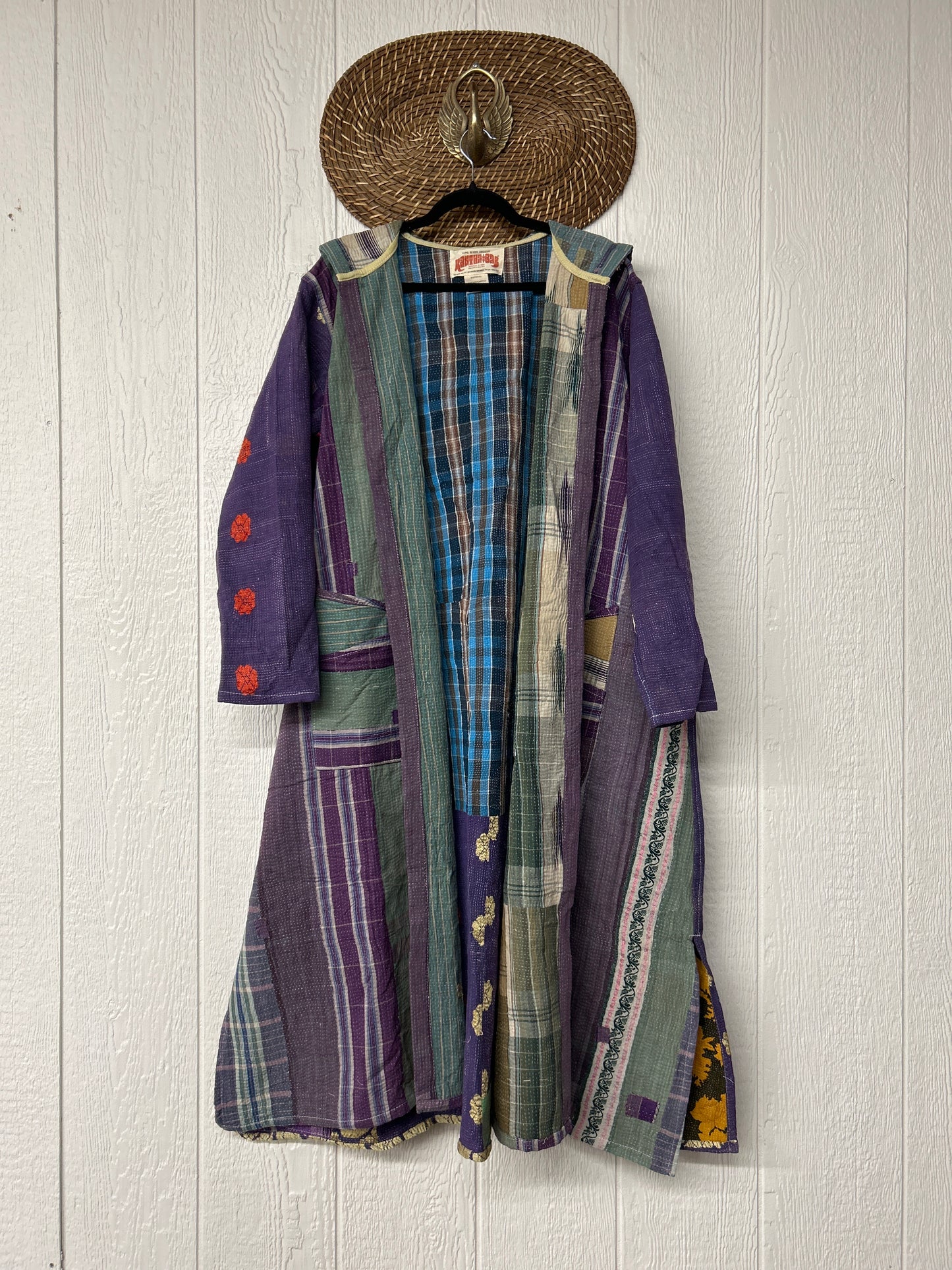 Fine Kantha Rising Sun Coat 1125 011