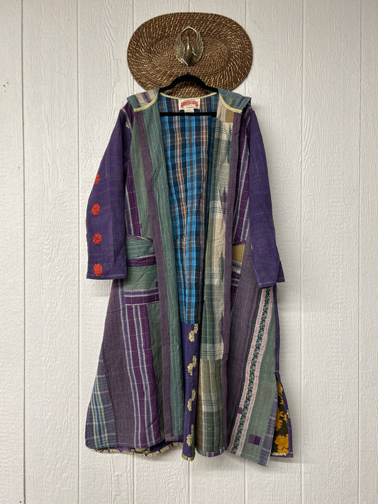 Fine Kantha Rising Sun Coat 1125 011