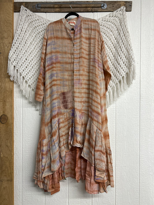 Crepe Sari Dahlia Duster Dress 0326 109