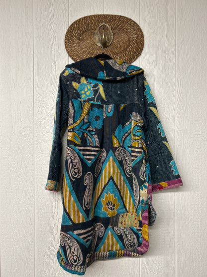 Fine Kantha Drifter Coat 1026 114