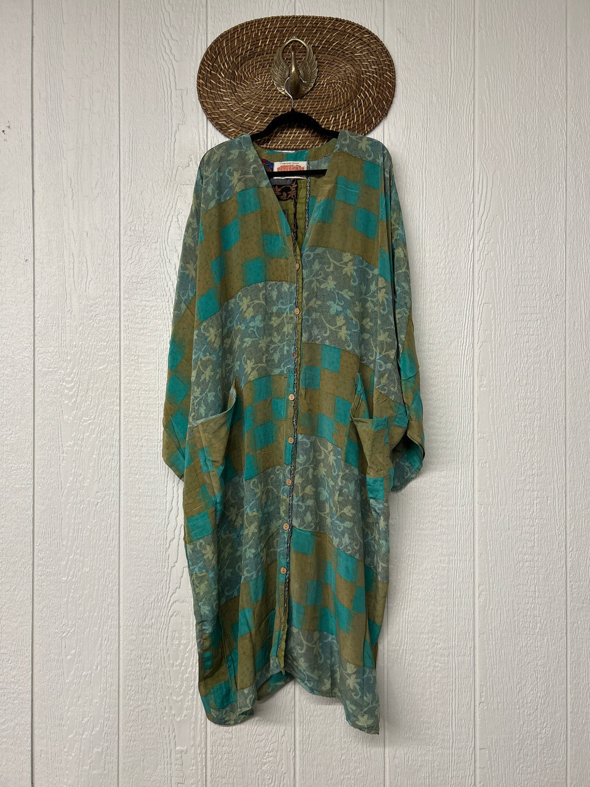 Crepe Sari Gaia Duster Dress 0826 105