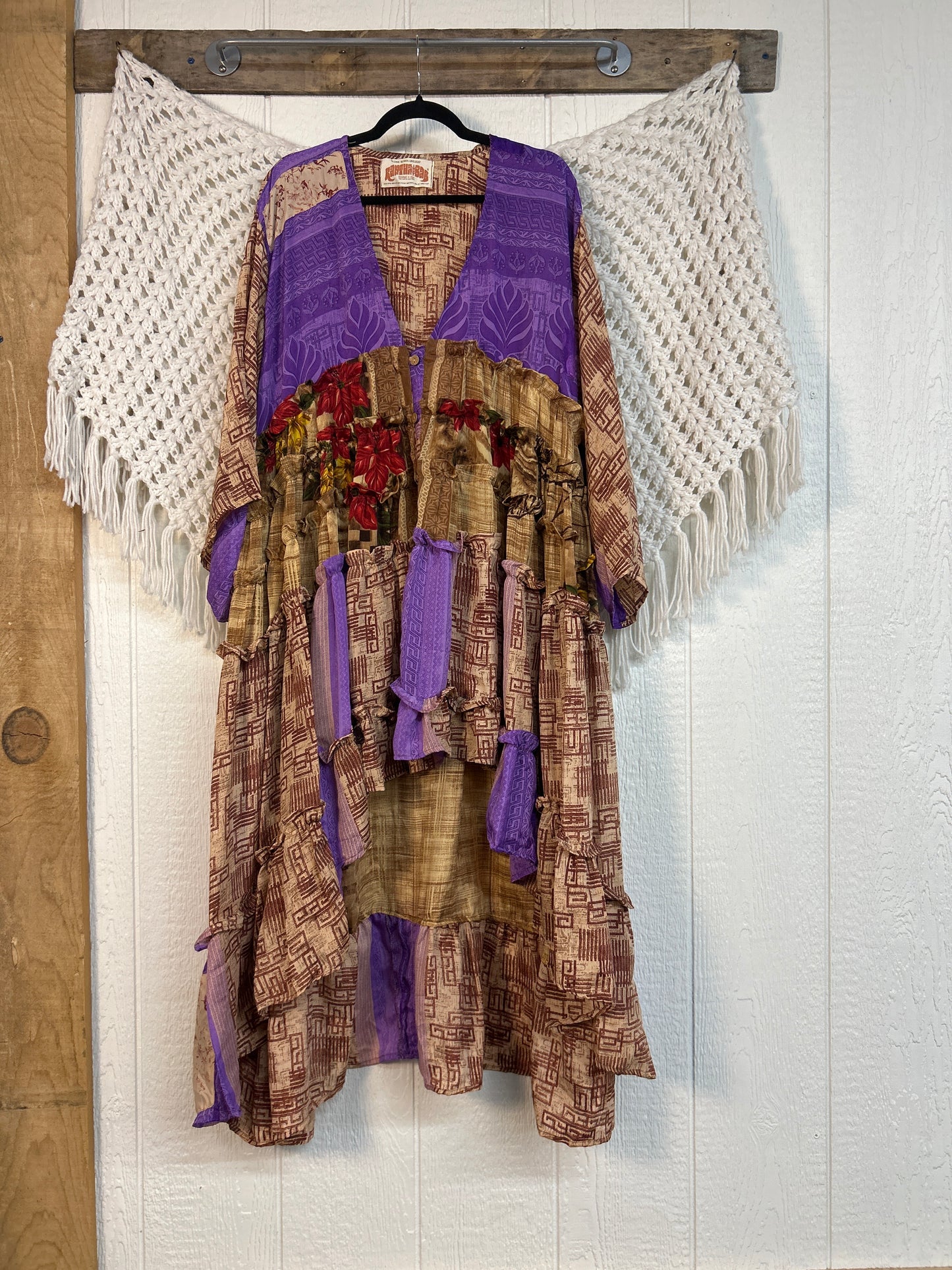 Rasgulla Sari Rhiannon Kimono 0826 117