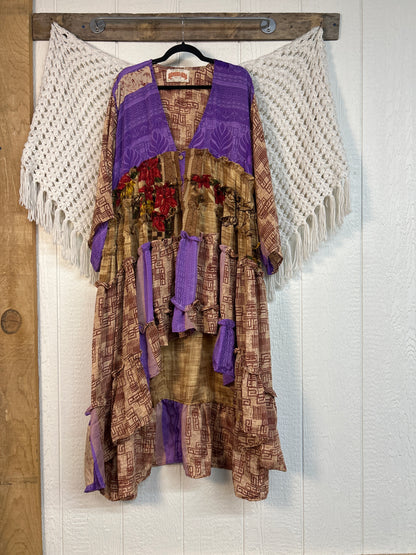Rasgulla Sari Rhiannon Kimono 0826 117