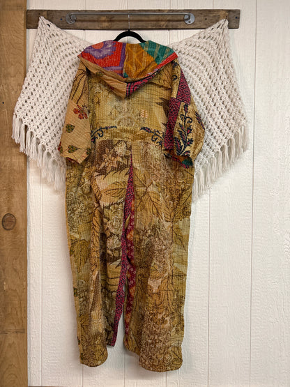 Kantha Zen Hoodie Jumpsuit 0925 235