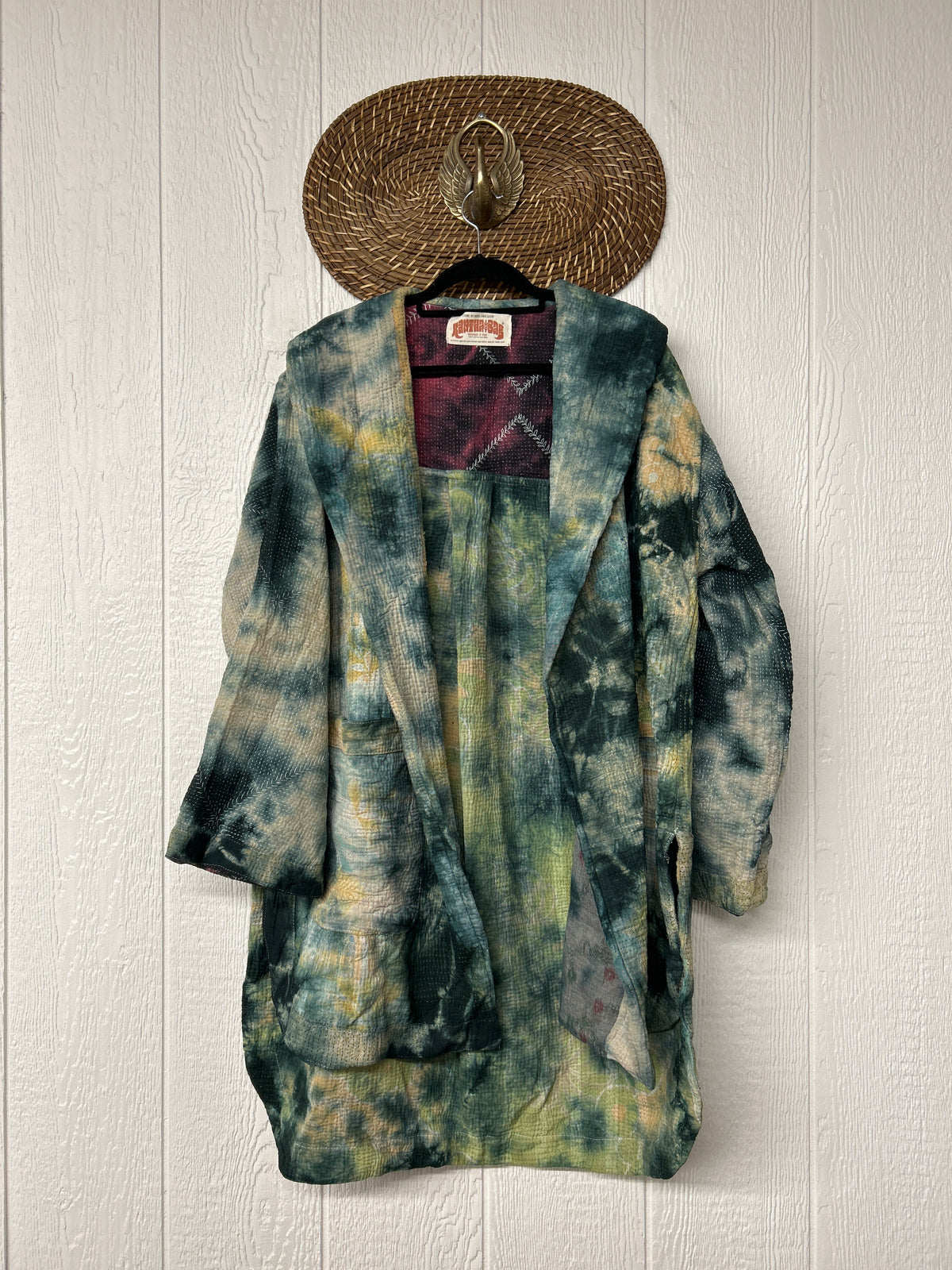 Fine Kantha Drifter Coat 1026 146